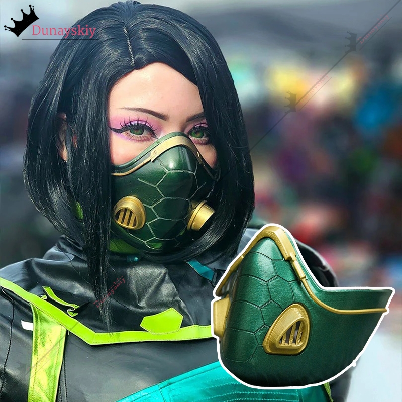 Anime Cosplay Face - Máscara de Serpiente Viper de Valorant