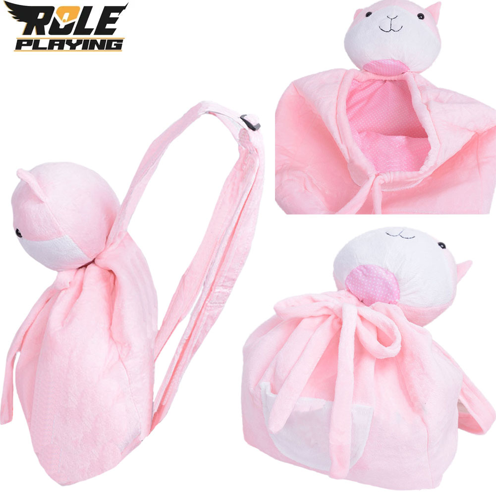 Anime Cosplay Cat - Mochila de Gato Rosa de Fantasía