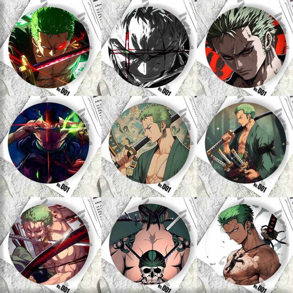 Pin Redondo de Anime R-Roronoa - Cosplay Zone Anime Friends reseña y precio