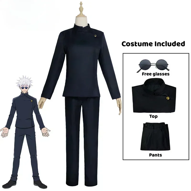 Disfraz de Cosplay de Gojo Sat - Jujutsu Kaisen Uniform reseña y precio