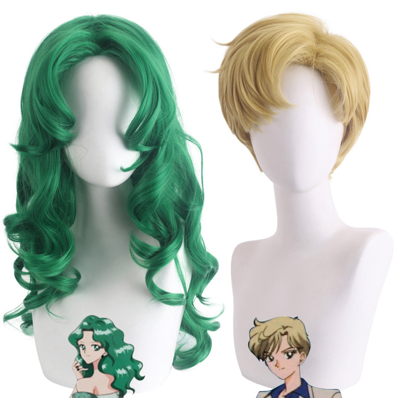 Peluca sintética larga y ondul - Cosplay Duo Anime reseña y precio