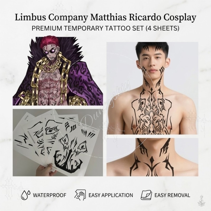 Matthias Ricardo Patrón tribal - Anime Cosplay Face reseña y precio