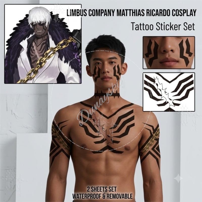 Matthias Ricardo Patrón tribal - Anime Cosplay Face reseña y precio