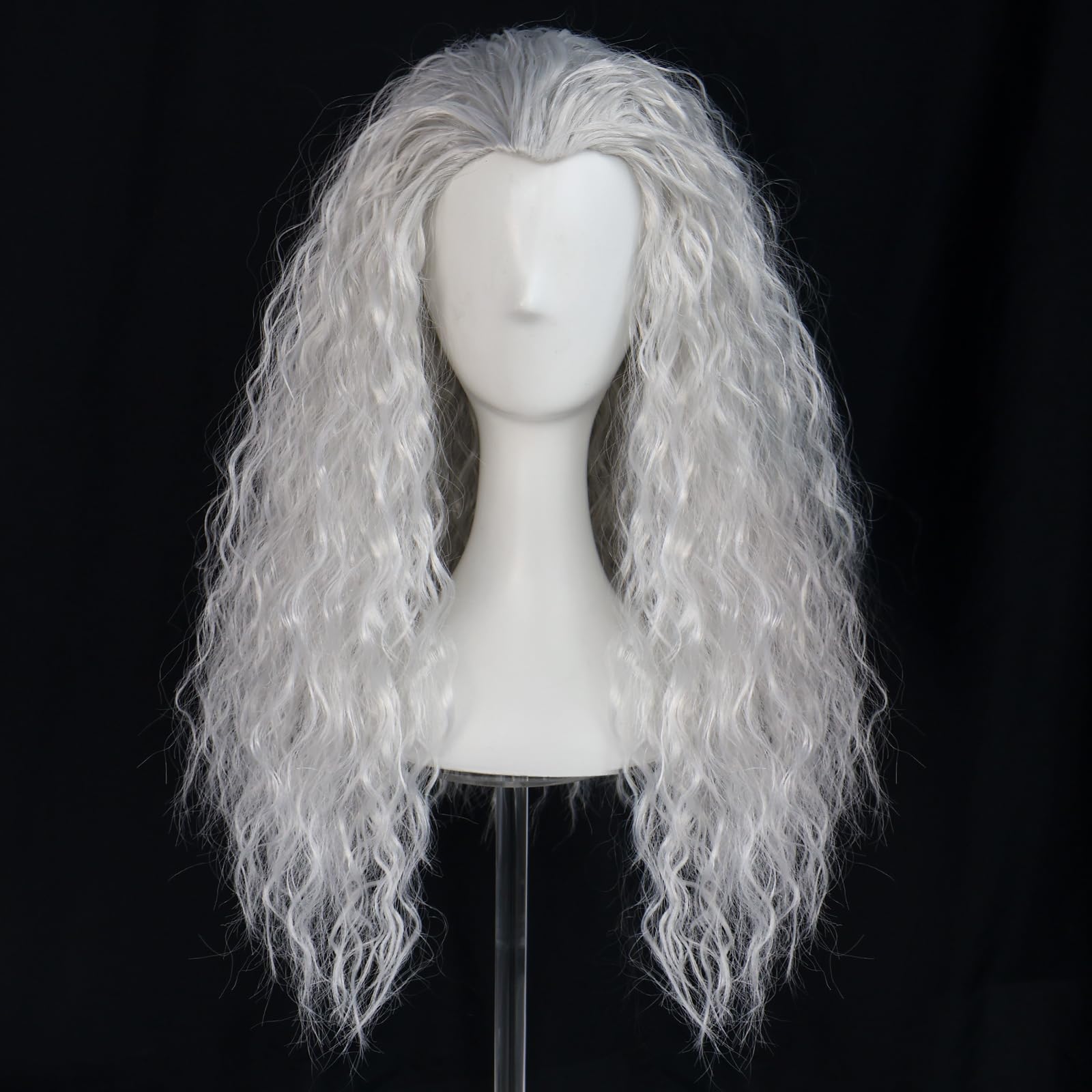 Pelo largo y rizado con perman - Anime Cosplay Face reseña y precio