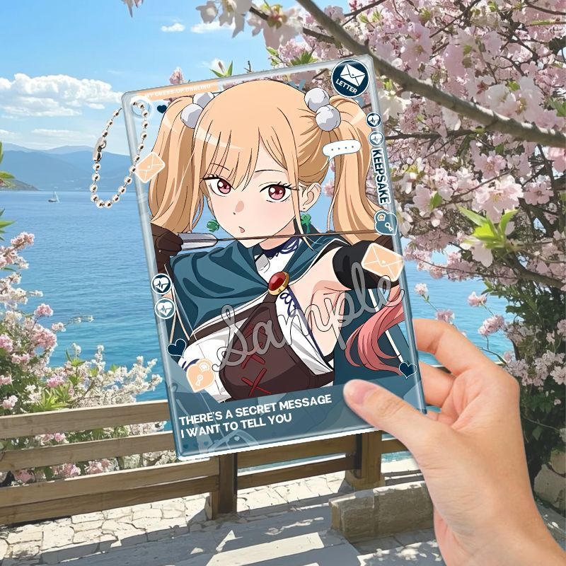 Tarjeta Coleccionable Acrílica - Anime Cosplay Photo reseña y precio