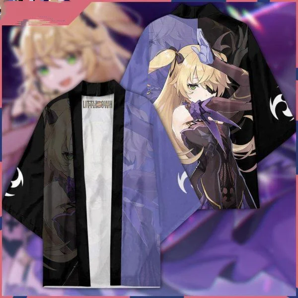 Genshin-Kimono de Cosplay Kaed - Anime Cosplay Kimono reseña y precio