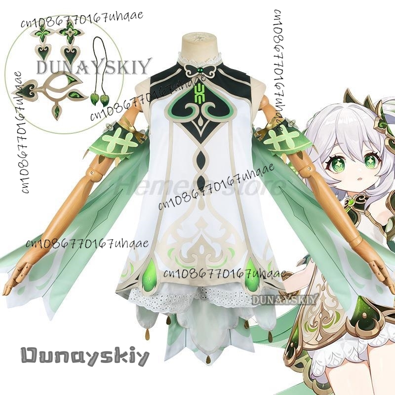 Nahida Genshin juego de Cospla - Anime Cosplay Anya reseña y precio