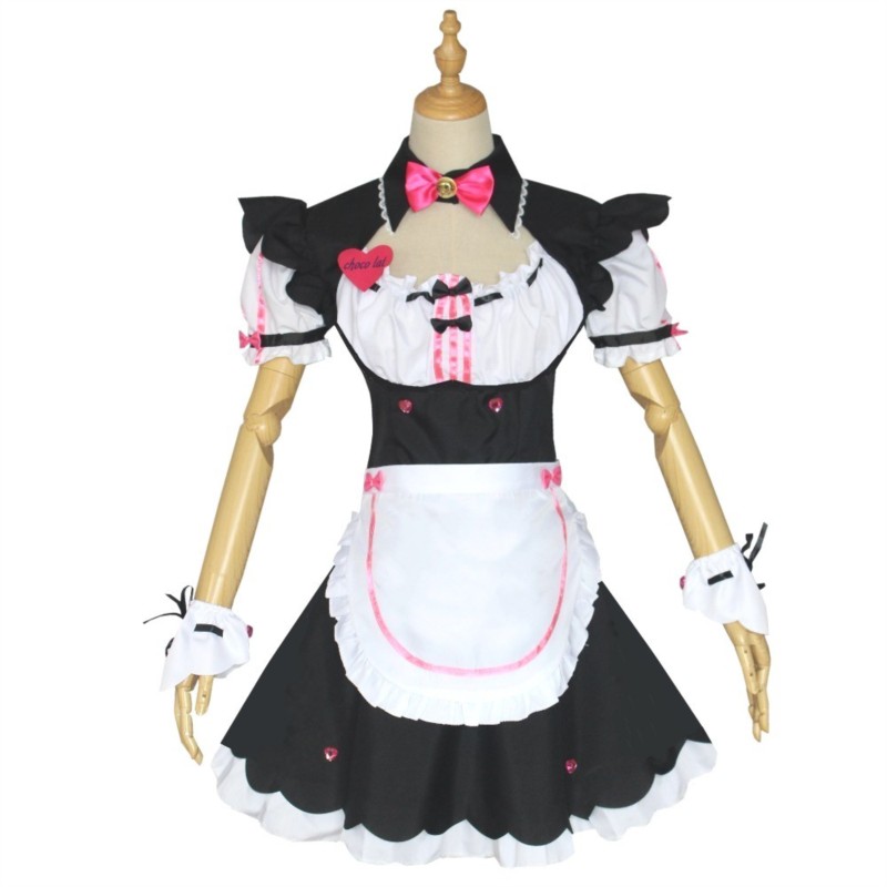 NEKOPARA-vestido de sirvienta  - Anime Cosplay Cat reseña y precio