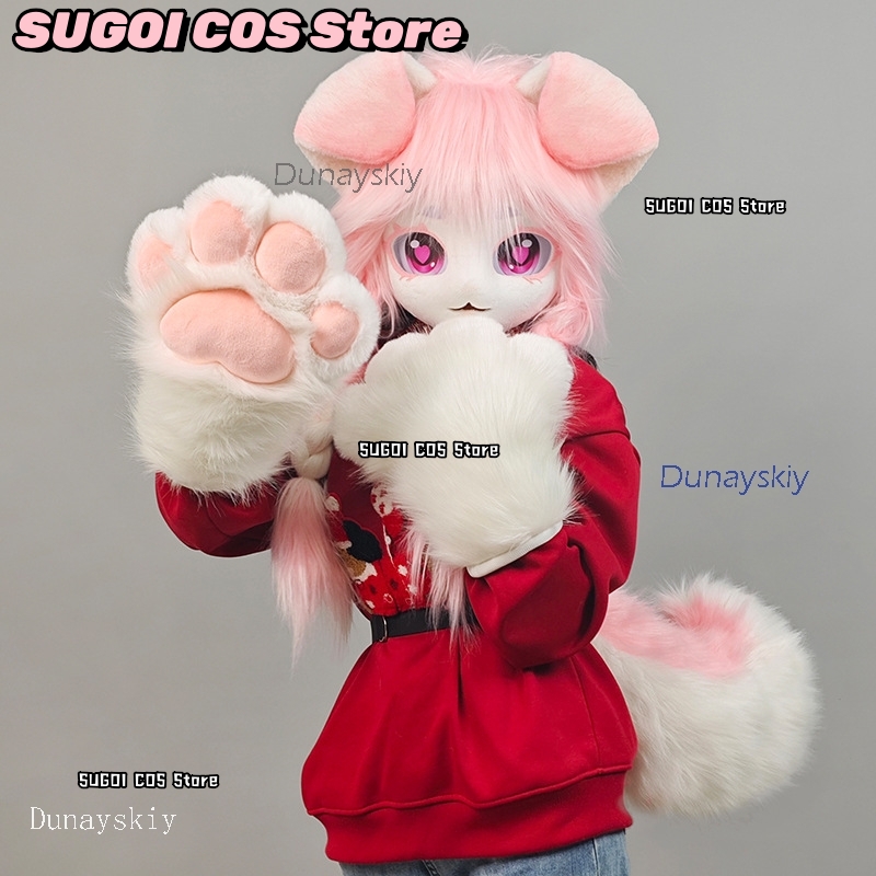 aBcSCS*Fursuit Head Kigurumi M - Anime Cosplay Cat reseña y precio