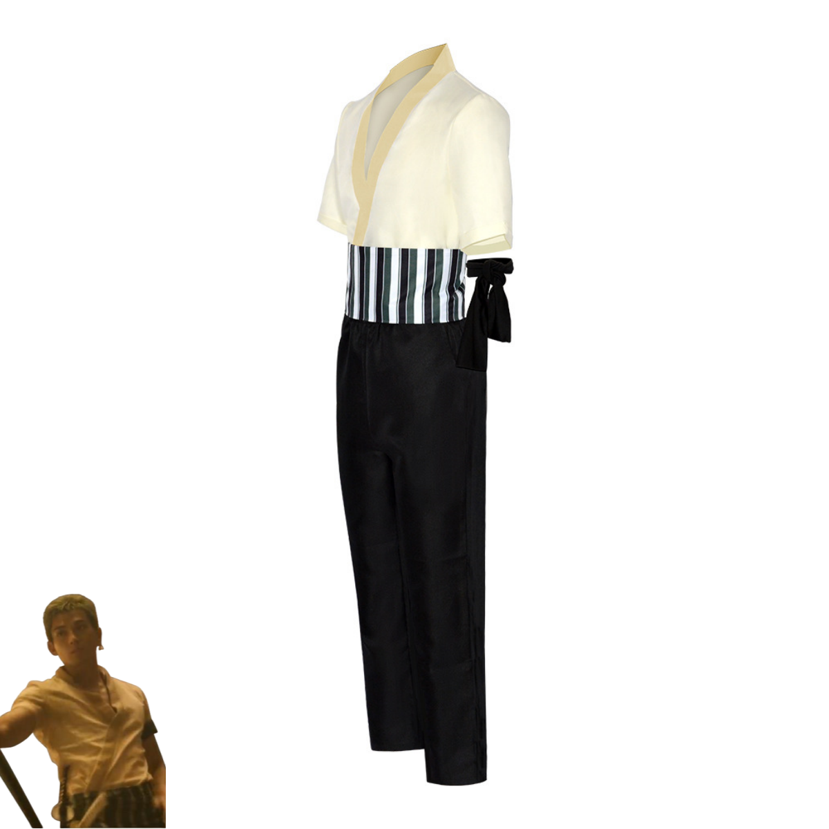 XqNew-Disfraz de Roronoa Zoro  - Anime Marin Cosplay reseña y precio