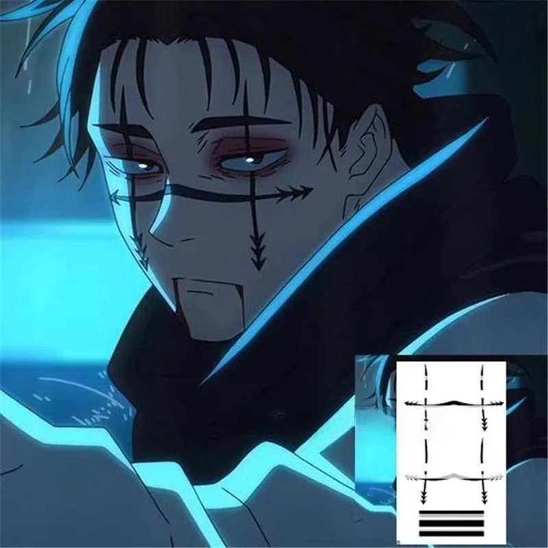 Pegatina de Tatuaje Choso, Ani - Jujutsu Kaisen Uniform reseña y precio